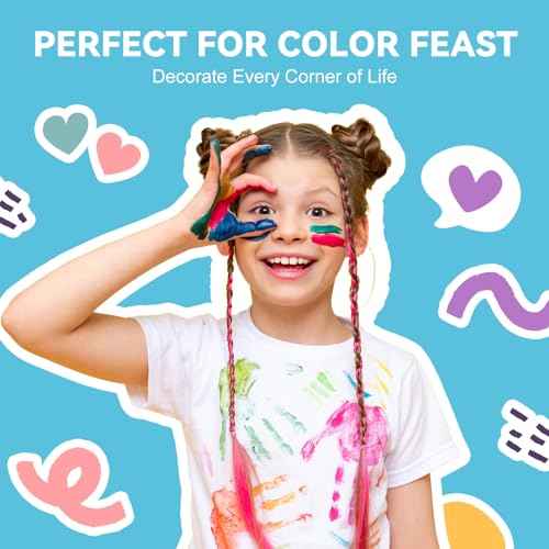 HOYOLS 2500 pcs Colorful Elastic Hair Rubber Bands, Small Hair Ties Accessories No Pull No Damage Stretch Holder for Girls Women TPU (25 Mixed Multi Hue)