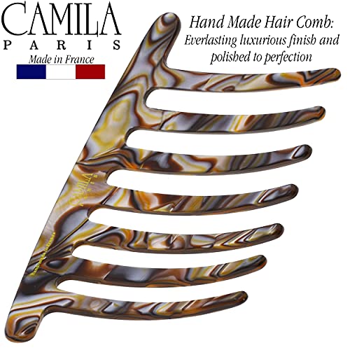 Camila Paris CP3186 French Hair Comb Clip - Onyx