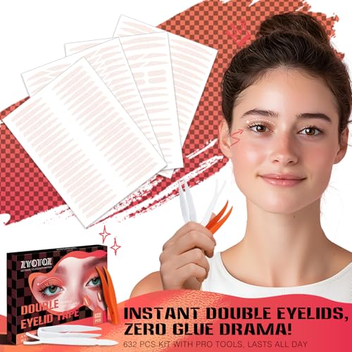 Invisible Eyelid Tape - 632 Pcs Ultra-Thin Double Eyelid Lifter Strips