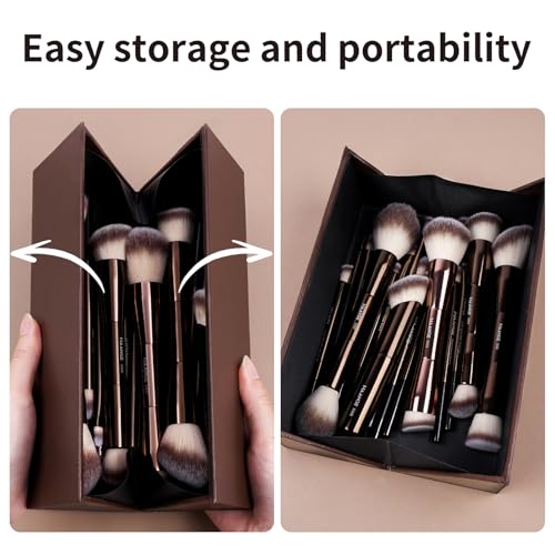 MAANGE 20 Pcs Makeup Brush Set with Gift Box