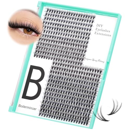 Bodermincer 20D Lash Clusters C Curl 8-10-12mm Mixed 500pcs