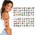 Soccer Temporary Tattoos 10 Sheets 100+ Designs