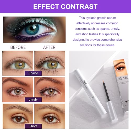 Lash Serum- Rapid Eyelash Growth Serum for tronger, Healthier Lashes & Brows, Vegan & Cruelty-Free (1 PCS)