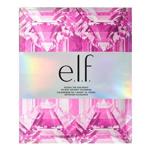 e.l.f. Sleigh the Holidays 24-Day Advent Calendar 2025, Skincare Essentials & Festive Makeup In Limited-Edition Shades, Vegan & Cruelty-Free