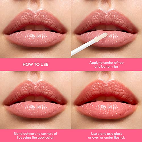 Ruby Kisses Hyaluronic Lip Plumper Gloss - High-Shine Volumizing