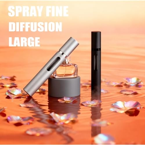 10ml Perfume Atomizer Travel Refillable, 3PCS Perfume Travel Refillable Bottle,Bottom-Filling Fragrances Perfumes Bottle,Mini Cologne Dispenser,Portable Sprayer