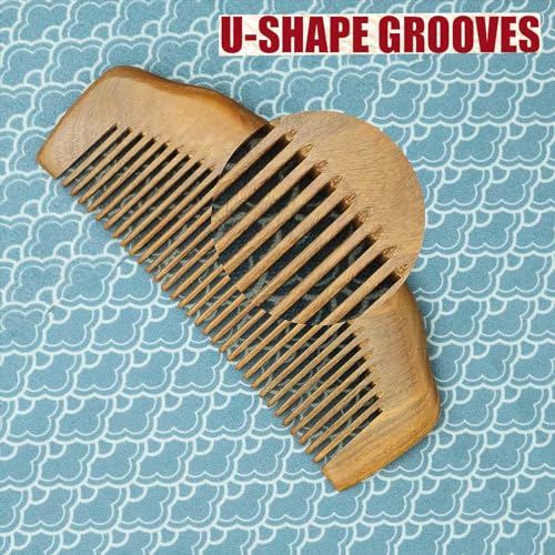 The Moreinday Wooden Comb with Fine Tooth for Men Wood Comb Sandalwood Comb Hair Comb for Women