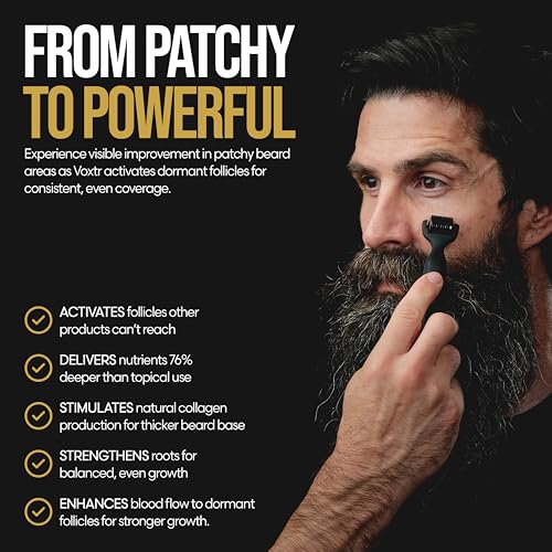 The Beard Struggle Voxtr Beard Growth Serum with Follicle Acceleration Matrix - Beard Serum, 1.69 Fl. Oz. US