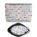 American Mahjong Tile Bag - Portable Canvas Storage Case