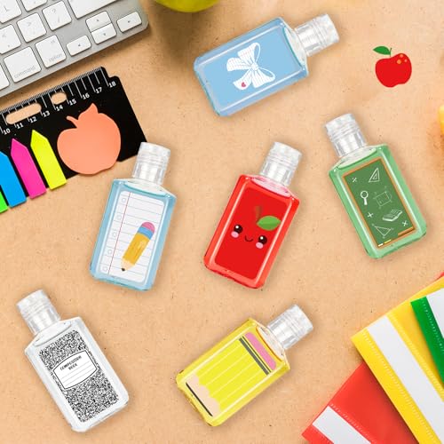 50 Pcs Back to School Mini Hand Sanitizer 1fl Oz - Fun Designs