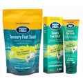Dermatonics Sensory Foot Scrub 125ml & Foot Soak 350g | Exfoliates, Softens & Improves Skin