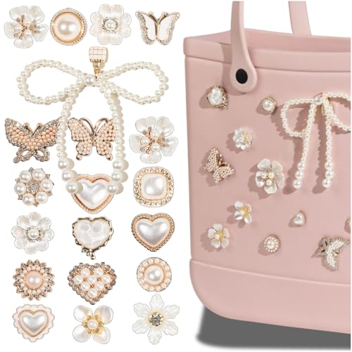 Mon Caramel Daisy Flower Resin Beach Bag Charms & Accessories