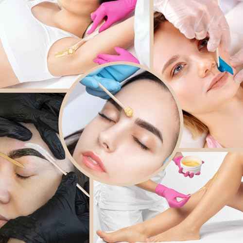 150Piece Waxing Sticks for Hair Removal - Borogo 6'' Premium Splinter-Free Wooden Wax Sticks for Waxing, Wax Stick for Body and Face Waxing