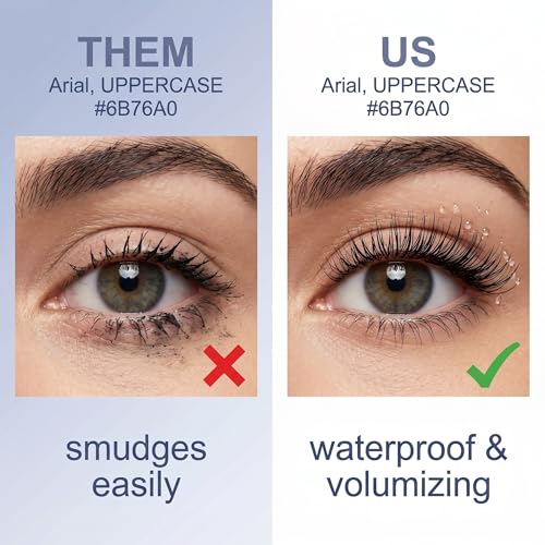 3D Lengthening Waterproof Mascara – Curling & Volumizing