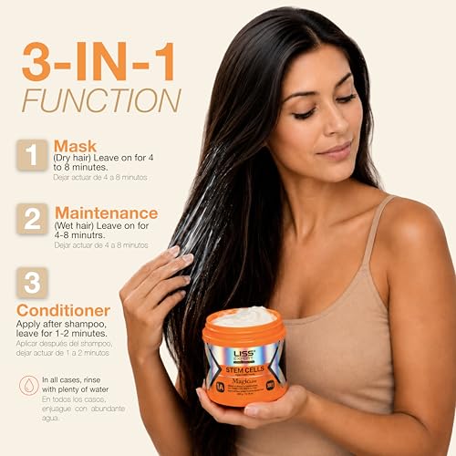 Liss Expert Hair Mask with Argan Oil & Keratin - 8.45 oz