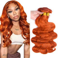 350 Ginger Body Wave Hair Bundles - Unprocessed Human Hair 12-16"