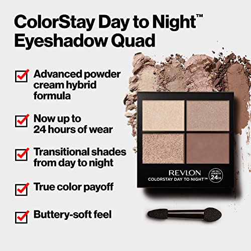 Revlon ColorStay Day to Night Eyeshadow Quad, 530 Seductive