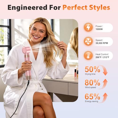 5-in-1 Hot Air Brush Set – Hair Dryer, Curler & Volumizer