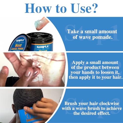 Goiple 360 Wave Pomade Strong Hold Water-Based 4oz