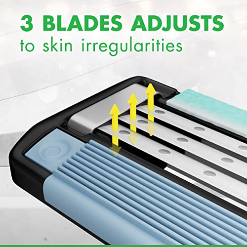 Gillette Mach3 Sensitive Razors for Men, Men¡¯s Disposable Razors, Pivoting Head for Close and Comfortable Shave, 7 Count