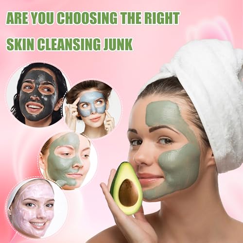 Clay Facial Mask Set - 10 Pods with Rose, Green Tea & Dead Sea Mud