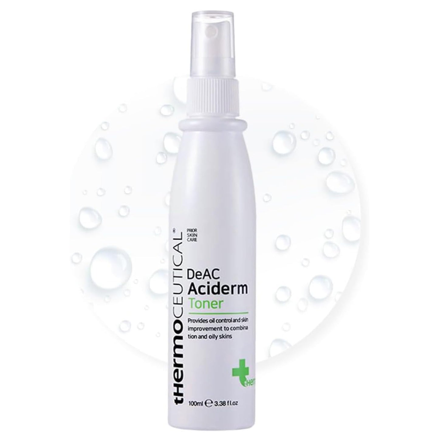 tHermoCEUTICAL DeAC Aciderm Toner - Refreshing Cooling Toner, Targeted Acne Solution, Relieves Skin Sensitivity for Oily, Acne Prone Skin, 3.38 fl.oz