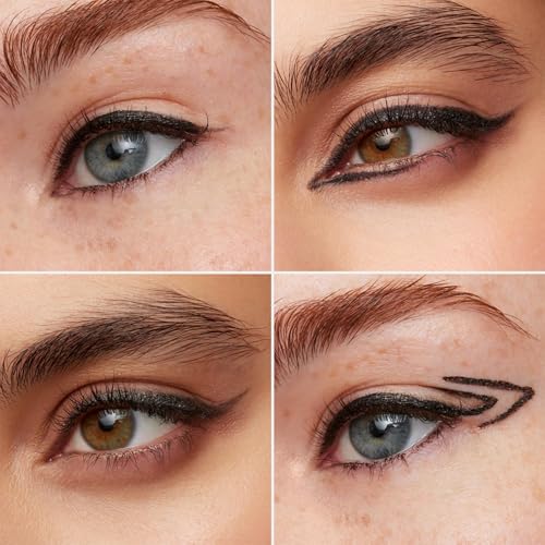 Wonderskin Waterproof Eyeliner Black Truffle with Sharpener - Long Lasting & Smudge-Proof