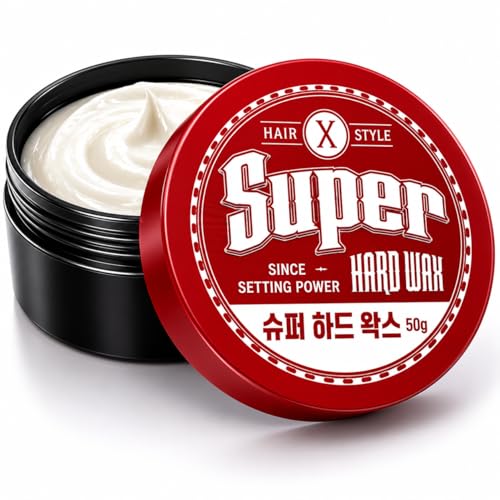 Olive Farm Super Hard Hair Wax for Men – Strong Hold Beeswax Formula, 1.76 oz
