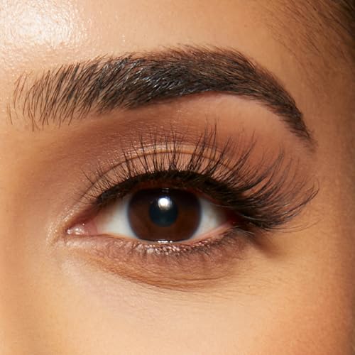 KISS Lash Couture Masterpiece Hand-Woven Faux Mink False Eyelashes, Style ¡®Avant-Garde¡¯, 12mm, Easy to Apply, Reusable, Vegan, Cruelty Free, 1 Pair Strip Lashes
