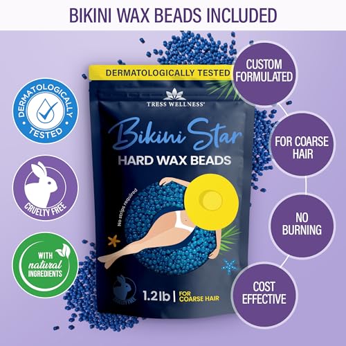Tress Wellness Wax Warmer Kit with Bikini Wax