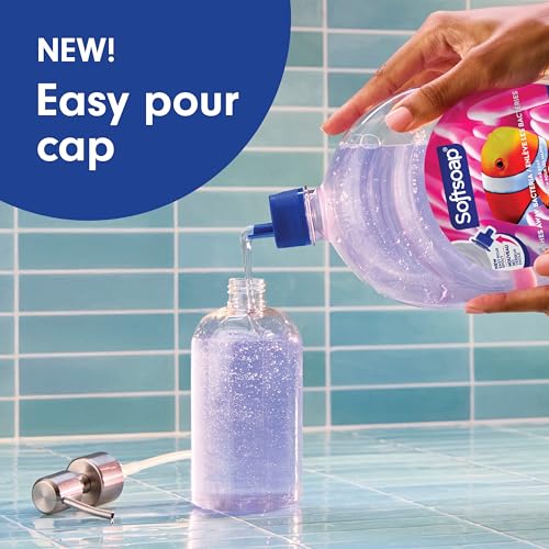 Softsoap Aquarium Liquid Hand Soap Refill 50 Fl Oz | Moisturizing, Paraben-Free