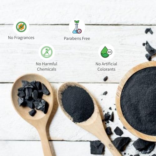 Yauvanya Activated Charcoal Powder, 75 gms, Face Mask, Skin Detox, Vegan