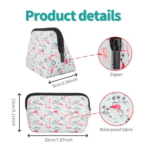 Waterproof Neoprene Cosmetic Bag with Zipper Pouch