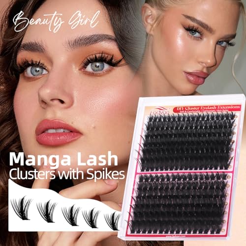 FADVAN Lash Clusters 8-16mm D Curl Volume Eyelash Extensions