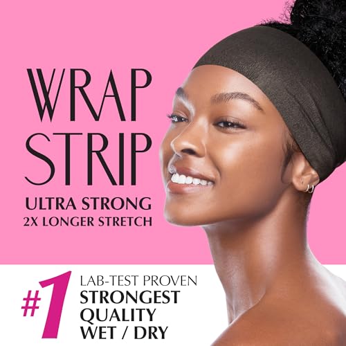 Red by Kiss Ultra Strong Hair Wrap Strips - 44 Count, 2X Stretch