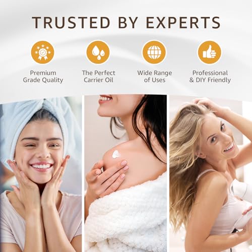 ORGANIC RICE BRAN OIL (8 oz) Premium Cold Pressed Unrefined | 100% Pure Rice Bran Oil for Skin, Face, Hair, Soap Making | Carrier for Essential Oils | Available in Bulk | 8 FL OZ