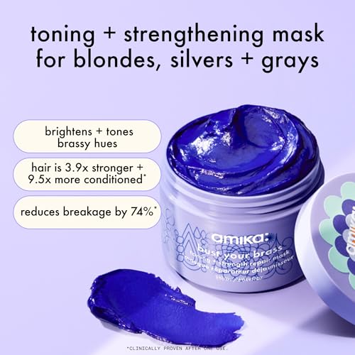 amika bust your brass toning + strength repair mask