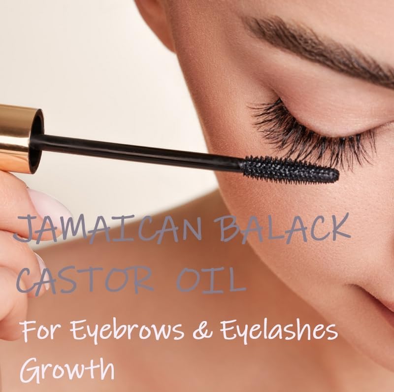 Organic Jamaican Black Castor Oil - 8oz Cold Pressed for Hair, Skin & Nails