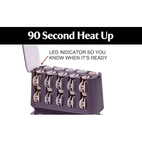 Remington Pro Hair Setter Hot Rollers, Curlers With Thermaluxe Advanced Thermal Technology
