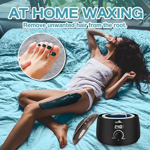 Lifestance Waxing Kit for Women & Men - L2 Digital Wax Pot Warmer