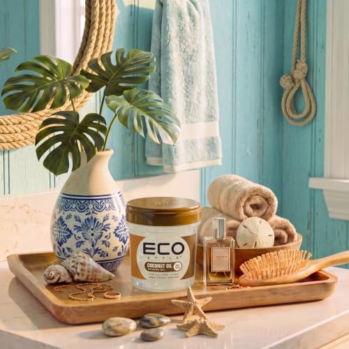Eco Style Coconut Oil Styling Gel 8 oz - Weightless, Moisturizing, Superior Hold