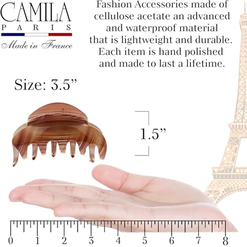 Camila Paris CP3216 Large Claw Clip 3.5" for Thick Hair