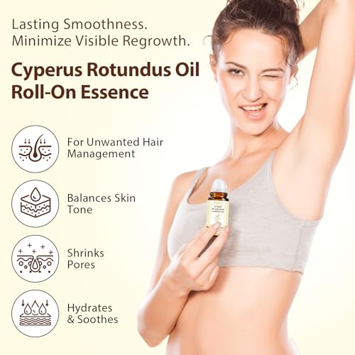 Cyperus Rotundus Hair Reduction Oil Roll-On, 2 Fl Oz