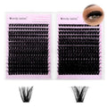 Lash Clusters DIY 10-18mm D Curl Fluffy Eyelashes 80P+100P