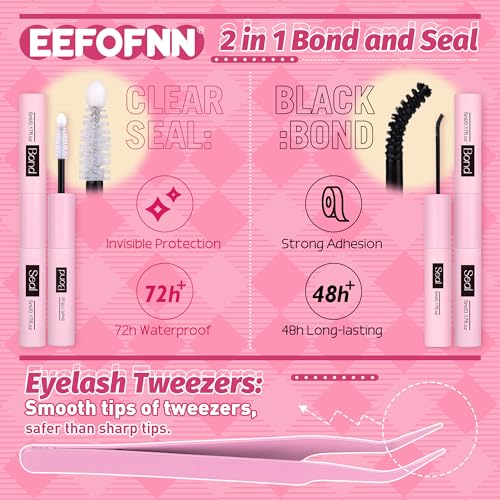 DIY Cluster Lash Extension Kit - 200pcs 50D Wispy Lashes 10-18MM