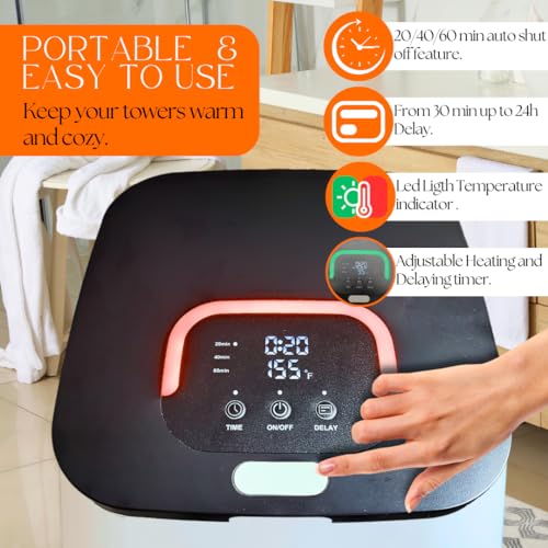 Luxury Towel Warmer Bucket 26L – Fast Heating for Bathroom