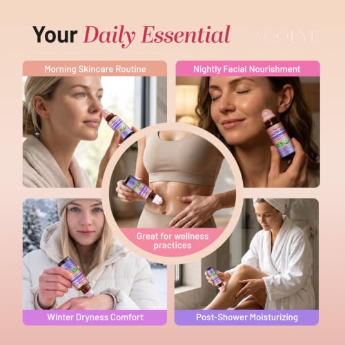Castor Oil Rose Quartz Roller for Face & Lashes