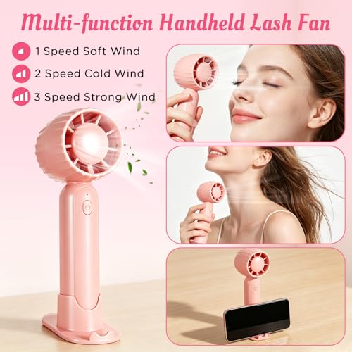 Eyelash Extension Cleanser Kit with USB Lash Fan