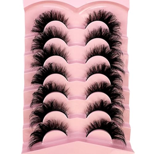 3D Fluffy Mink Lashes - Thick, Long Dramatic Cat Eye