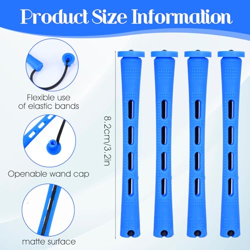 Molain 20 Pcs Perm Rods for Short Hair - Small Plastic Curlers